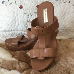 INC tan wedge. NWT. Perfect for summer!